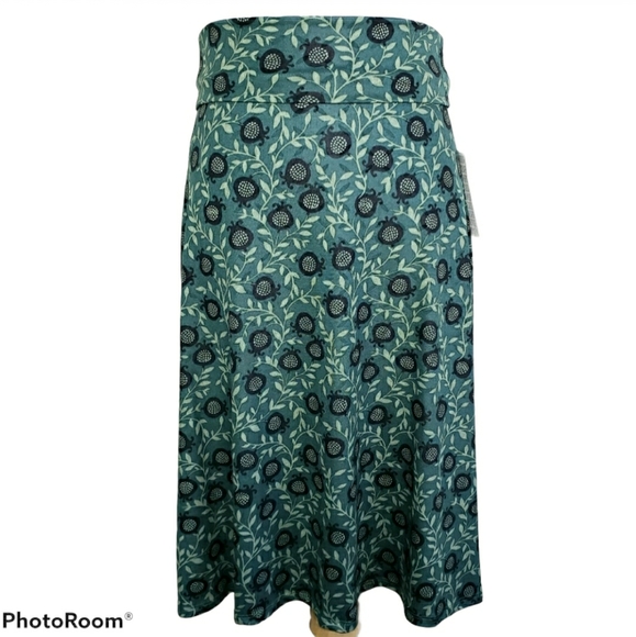 LuLaRoe Dresses & Skirts - LuLaRoe Azure A-line Skirt Green Teal Size XS
